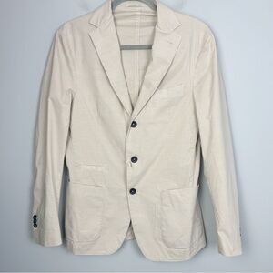 FRADI | NEW Beige Cotton & Lyocell Sports Coat Blazer Men’s Size EU 48R